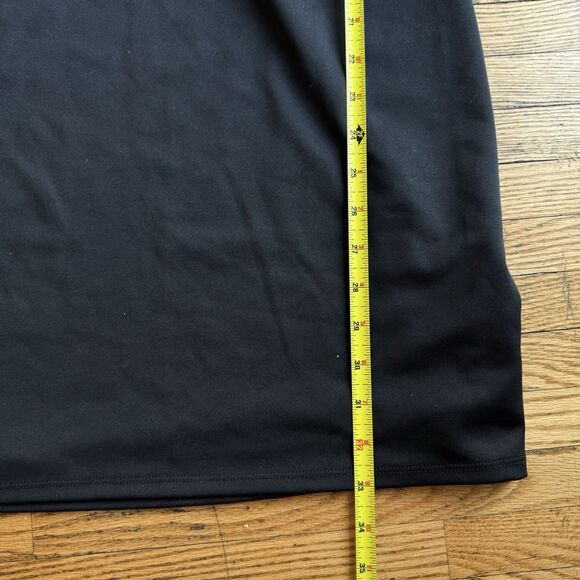 Kimchi Blue Puff Sleeve Mini Cocktail Dress Womens Large Deep V Morticia Witchy - Picture 7 of 9